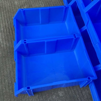 Голубые Stackable пластиковые тары для хранения болтов ящиков 20kg чокнутые - и -