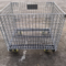клетки хранения склада 600kg с колесами для Odm супермаркета